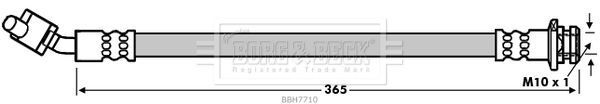 BORG & BECK Pidurivoolik BBH7710